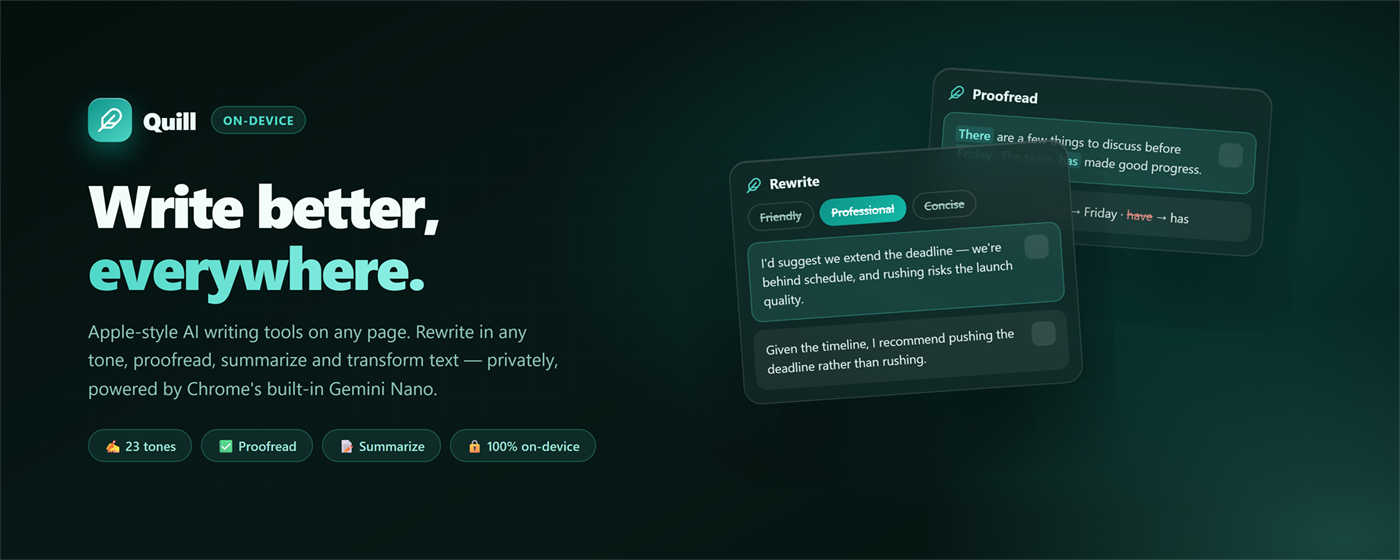Quill — official preview image