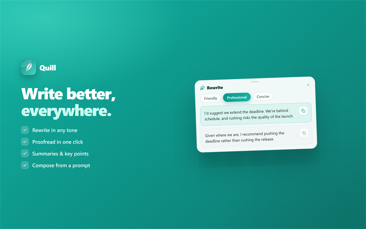 Quill — write better, everywhere